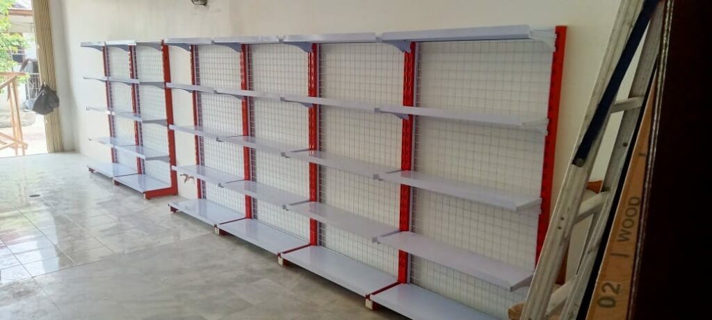 Rak Gondola Minimarket Toko Display Tipe RR-ECO di Daan Mogot – Jakarta Barat oleh Tim Raja Rak Supermarket