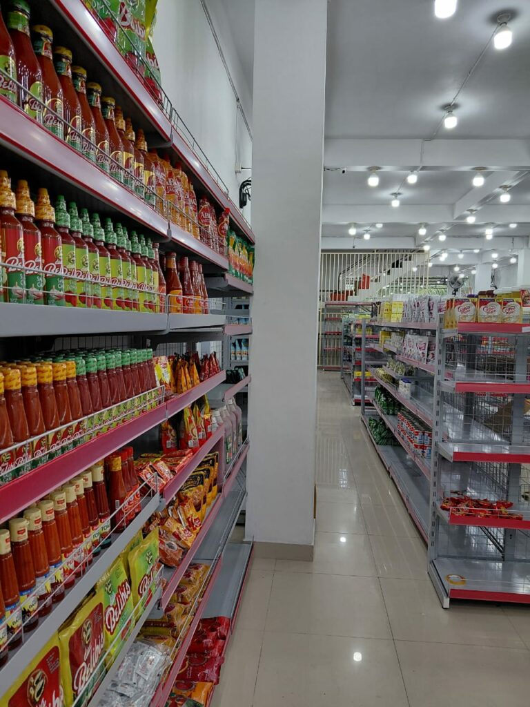 RAK MINIMARKET GONDOLA DISPLAY TOKO SWALAYAN DI PASAMAN SUMATERA BARAT DARI RAJA RAK SUPERMARKET | RAJARAKSUPERMARKET.COM
