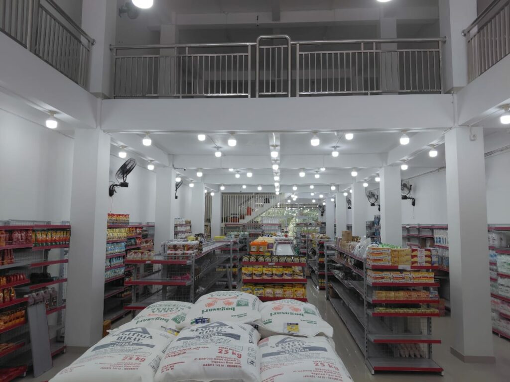 RAK MINIMARKET GONDOLA DISPLAY TOKO SWALAYAN DI PASAMAN SUMATERA BARAT DARI RAJA RAK SUPERMARKET | RAJARAKSUPERMARKET.COM