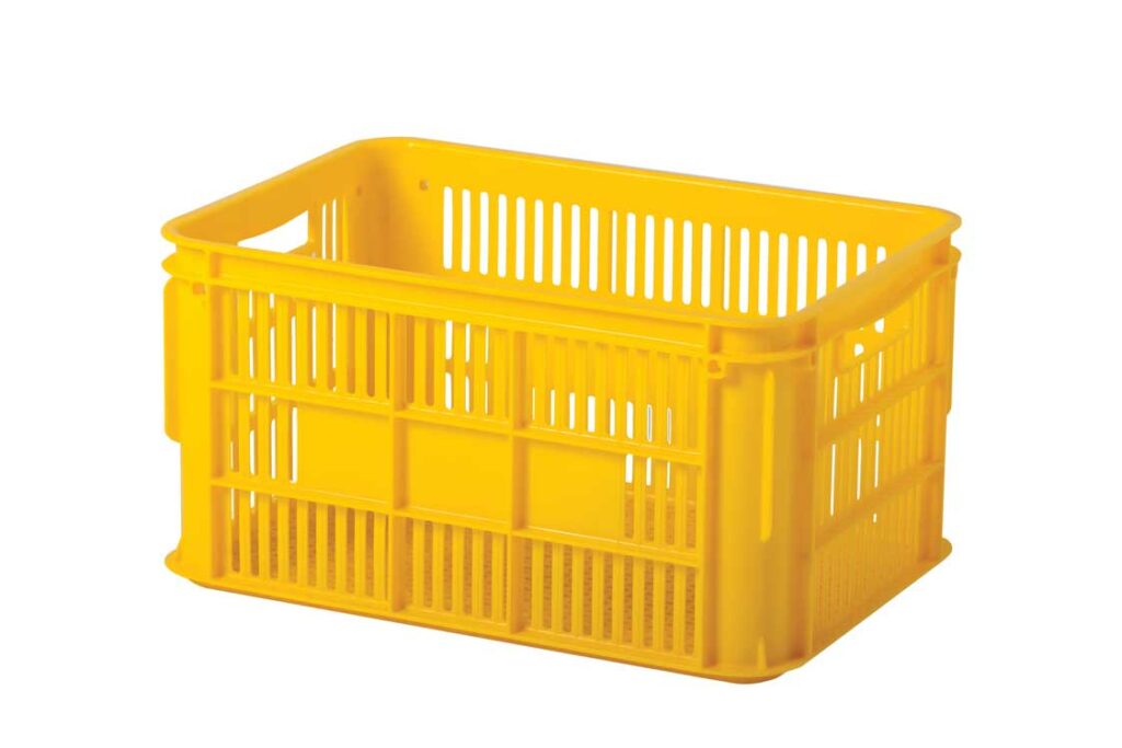 KERANJANG INDUSTRI RABBIT 3007 – BOX PLASTIK CONTAINER UKURAN 615 x 425 x 325 mm | RAJA RAK SUPERMARKET