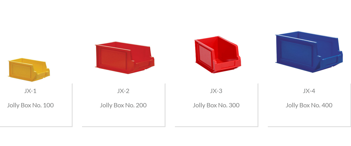 BIN BOX SPARE PART PLASTIK LION STAR JOLLY BOX TIPE JX No.100, 200, 300, 400